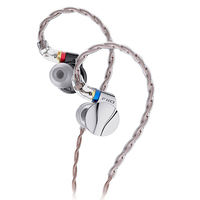 FiiO インイヤーモニター型イヤフォン シルバー FIO-IEM-FD15-S