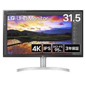 LGエレクトロニクス 31．5型液晶ディスプレイ LG UHD Monitor 4K 32UN650K-W-イメージ1