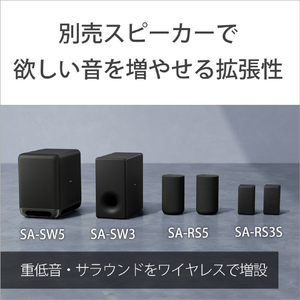 SONY サウンドバー ブラック HT-A9000-イメージ7