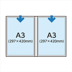 ハクバ プロフェッショナルプリントアルバム IV A3 20枚収納 ブラック ADP4-A3BK-イメージ5