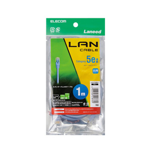 エレコム Cat5e準拠LANケーブル(1m) ブルー LD-CTN/BU1-イメージ2