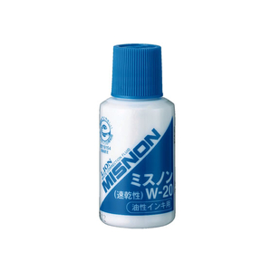 ライオン事務器 ミスノン ボトルタイプ20ml W-20 1個 F856880-27420-イメージ1