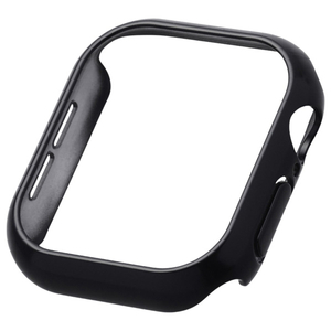 エレコム Apple Watch Series 10(42mm)用ハードバンパー メタリック ブラック AW-24BBPPMBK-イメージ1