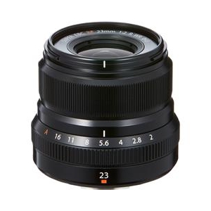 富士フイルム 広角レンズ フジノンレンズ XF23mmF2 R WR ブラック FXF23MMF2RWRB-イメージ1