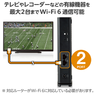 エレコム 無線LAN中継器 ブラック WSC-X1800GS2-B-イメージ5