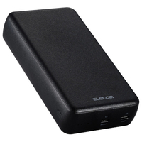 エレコム 20000mAh 2C PD20W モバイルバッテリー ブラック DE-C52-20000BK