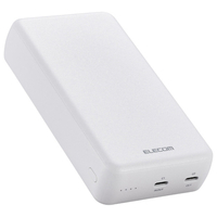 エレコム 20000mAh 2C PD20W モバイルバッテリー ホワイト DE-C52-20000WH