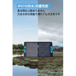 Anker Solix PS100 Portable Solar Panel ブラック A24340A1-イメージ3