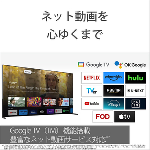 SONY 55V型4Kチューナー内蔵4K対応有機ELテレビ BRAVIA A95Lシリーズ XRJ-55A95L-イメージ5