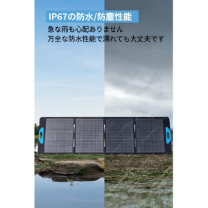 Anker Solix PS200 Portable Solar Panel ブラック A24360A1-イメージ3