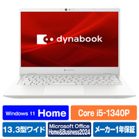 Dynabook ノートパソコン dynabook Gシリーズ パールホワイト P1G6YPBW