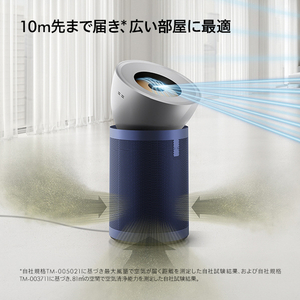 ダイソン 空気清浄機 Dyson Purifier Big+Quiet Formaldehyde ニッケル/ブルー BP03NB-イメージ3