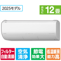 日立 「工事代金別」 12畳向け 自動お掃除付き 冷暖房インバーターエアコン e angle select 日立ルームエアコン 白くまくん Jシリーズ RASJT3625SE5WS