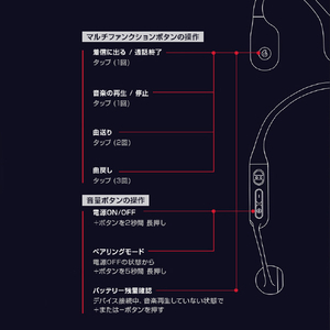 HAYLOU 骨伝導イヤフォン HL-BC01BK-イメージ19