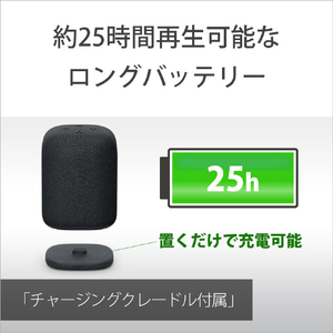 SONY ワイヤレスポータブルスピーカー LinkBuds Speaker ブラック SRS-LS1 B-イメージ5