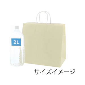 シモジマ 紙袋 25チャームバッグ 34-1 パールクリーム 50枚 FCN4318-003269920-イメージ5