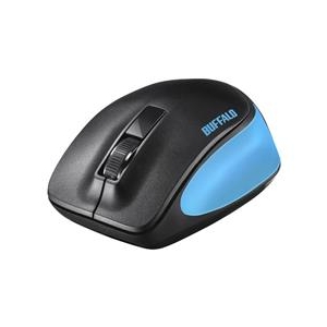 BUFFALO 無線 BlueLED 3ボタン プレミアムフィットマウス ブルー BSMBW300MBL-イメージ1