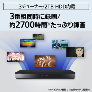 パナソニック 2TB HDD内蔵ブルーレイレコーダー 4KDIGA DMR-4TS204-イメージ13