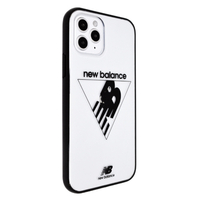 エム・ディー・シー iPhone 12/12 Pro用New Balanceクリアケース/トライアングル ブラック MD-74586-2