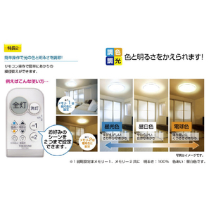 タキズミ ～6畳用 LEDシーリングライト KIREIO GB60177-イメージ10