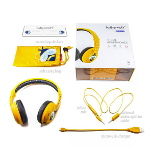 Onanoff Bluetooth&防水対応子供用ヘッドフォン BuddyPhones Wave ビー BT-BP-WV-BEE-イメージ6