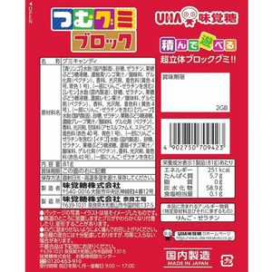 UHA味覚糖 つむグミブロック 10個 FC063RM-イメージ2