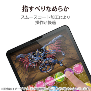 エレコム iPad 第10世代(2022年モデル)用フィルム 超透明 衝撃吸収 反射軽減 TB-A22RFLFPGHD-イメージ5