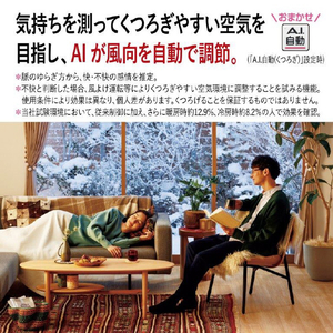 三菱 「標準工事+室外化粧カバー込み」 6畳向け 自動お掃除付き 冷暖房省エネハイパワーエアコン e angle select 霧ヶ峰 Zシリーズ MSZ-EM2224E4-Wｾｯﾄ-イメージ9