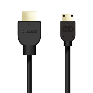 エレコム HIGH SPEED HDMI-Miniケーブル(イーサネット対応) 1m DH-HD14EM10BK-イメージ2