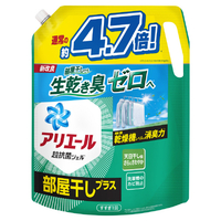 P＆G アリエール 洗濯洗剤 液体 部屋干しプラス 詰め替え 超ウルトラジャンボ 1．81kg ｱﾘｴ-ﾙｼﾞｴﾙﾍﾔﾎﾞｼｶｴSUJ1.81KG