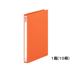 リヒトラブ リングファイル(カドロック&ツイストリング)A4-S 橙 10冊 1箱(10冊) F881863-F-867U-4-イメージ1