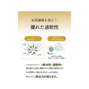 シービージャパン カラリデイ バスタオル 2枚組 グレー FC616NL-イメージ5