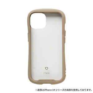 Hamee iPhone 15用ガラスケース iFace Reflection ベージュ 41-959077-イメージ1