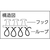 トラスコ中山 マジックバンド[[R下]]結束テープ両面 幅20mm長さ1.5m黒 FC381GB-3619753-イメージ2