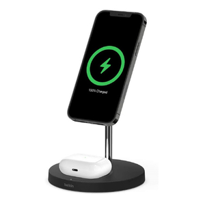 BELKIN MagSafe急速充電対応 2in1 ワイヤレス充電器 BOOST UP CHARGE Pro ブラック WIZ010DQBK-イメージ1