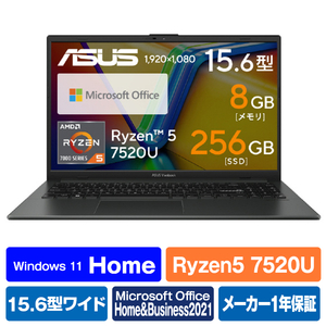 ASUS ノートパソコン Vivobook E1504FA-R582EWS-イメージ1