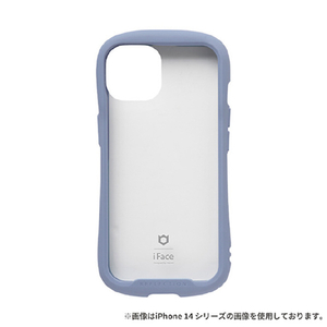 Hamee iPhone 15用ガラスケース iFace Reflection ペールブルー 41-959091-イメージ1