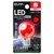 エルパ LED電球 E17口金 1．2W装飾電球 ミニボールタイプ 赤色 elpaball mini LDG1R-G-E17-G244-イメージ1