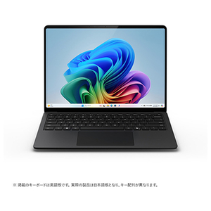 マイクロソフト Surface Laptop(第7世代) 13．8インチ(Snapdragon X Elite/16GB/512GB) ブラック ZGP-00056-イメージ2