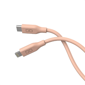 CIO シリコンケーブル USB-C to Lightning 1m ピンク CIO-SL30000-CL1-PK-イメージ1