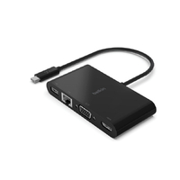 BELKIN USB-C マルチメディア変換アダプタ ブラック AVC005BTBK