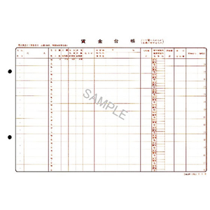 日本法令 賃金台帳(日雇) B5 30枚 F899687-イメージ2