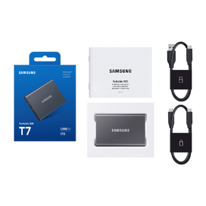 Samsung 外付けSSD USB-C+USB-A接続 1TB T7 MU-PC1T0T-IT/A-イメージ2