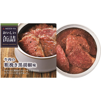 明治屋 おいしい缶詰 牛肉の粗挽き黒胡椒味 F329758