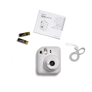 富士フイルム インスタントカメラ チェキ INSTAX mini 12 クレイホワイト INSMINI12WHITE-イメージ3