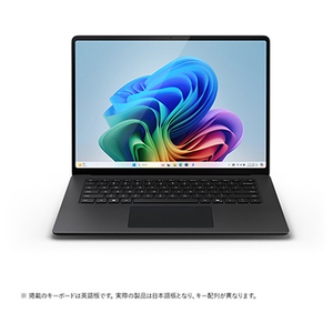 マイクロソフト Surface Laptop(第7世代) 15インチ(Snapdragon X Elite/16GB/512GB) ブラック ZHH-00045-イメージ2