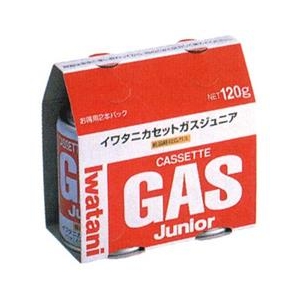 イワタニ カセットガスジュニア(2本組) CB-JR-120P-イメージ1