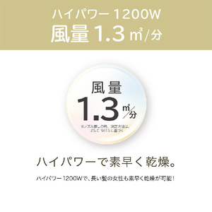 コイズミ マイナスイオンヘアドライヤー ホワイト KHD-9802/W-イメージ3