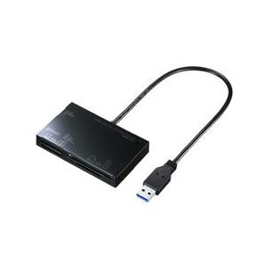 サンワサプライ USB3．0カードリーダー ブラック ADR-3ML35BK-イメージ1