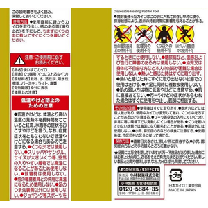 小林製薬 桐灰カイロくつ用敷く ベージュ10個入(5足分) FC078PC-イメージ2